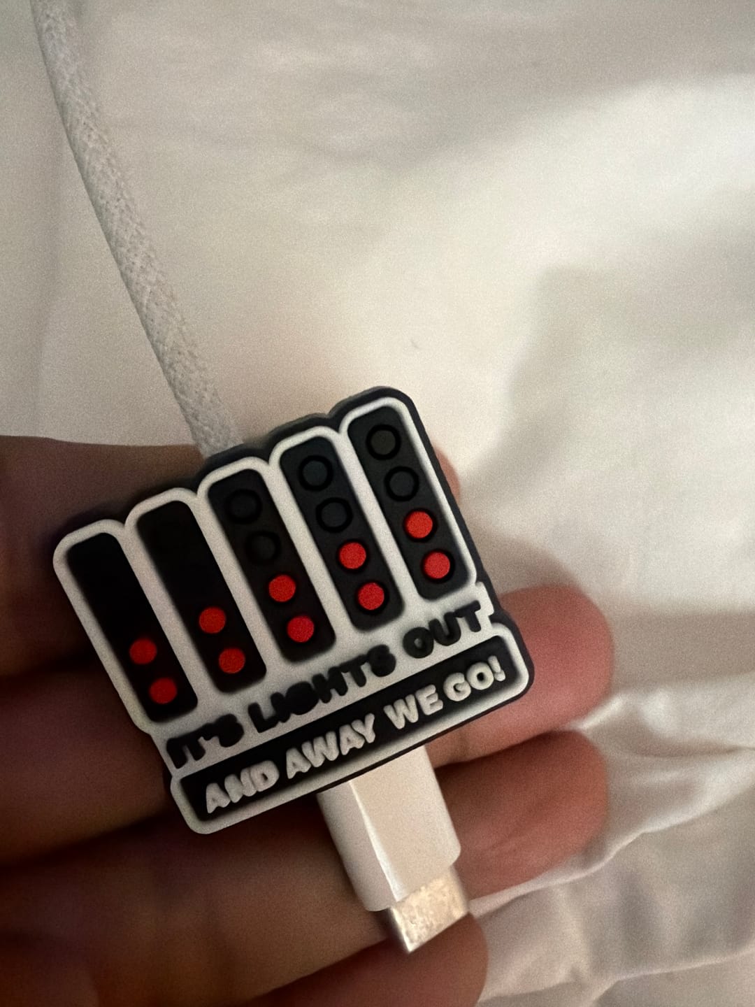 Customer photo review of Limited Edition Lights Out Powercord Buddy