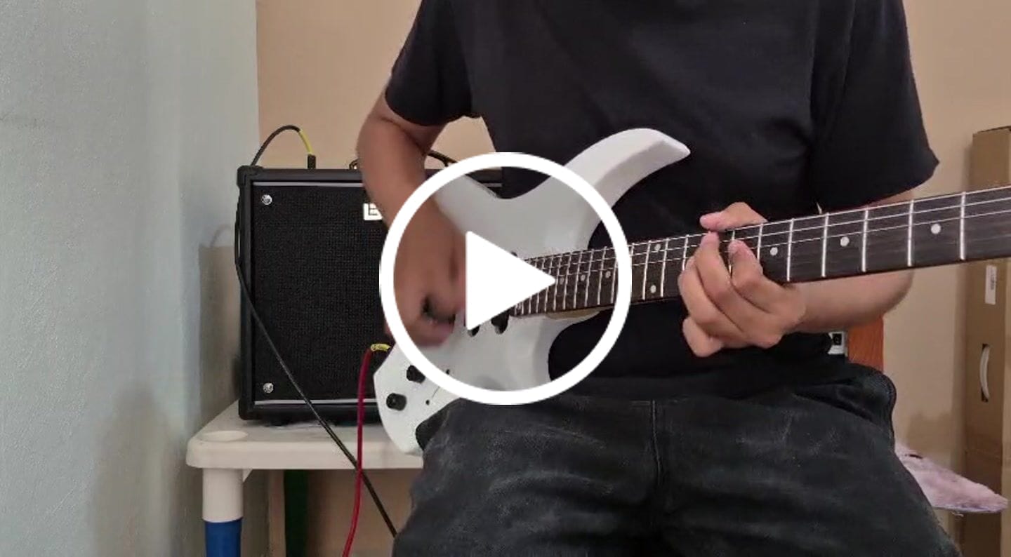 Customer video review of Donner HLX-500 (NHL-500) Guitarra eléctrica sin pala
