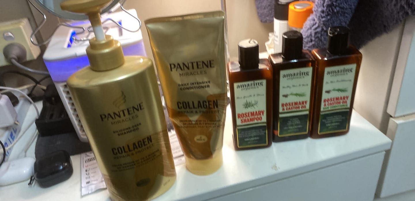 Customer photo review of Rosemary Bundle Hair Oil - Shampoo - Conditioner