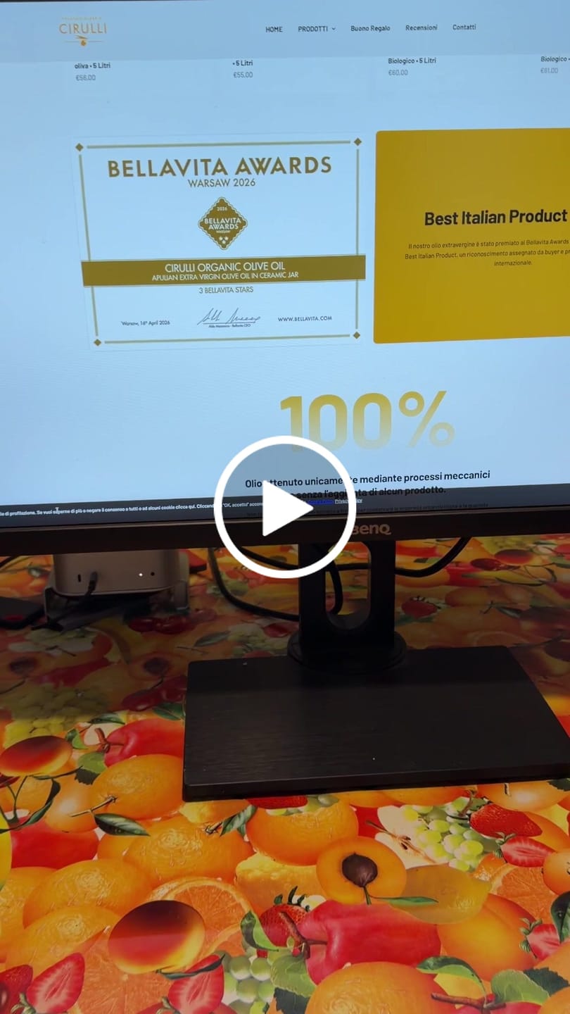 Customer video review of 1 lattina di olio extravergine di oliva • 5 Litri