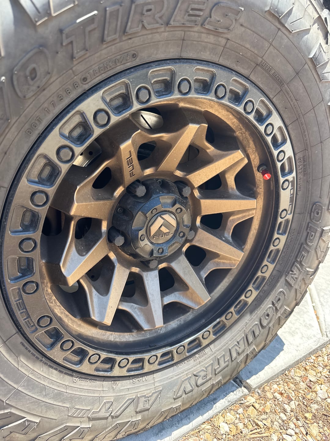 Customer photo review of 80Eighty® Red Valve Stem Caps