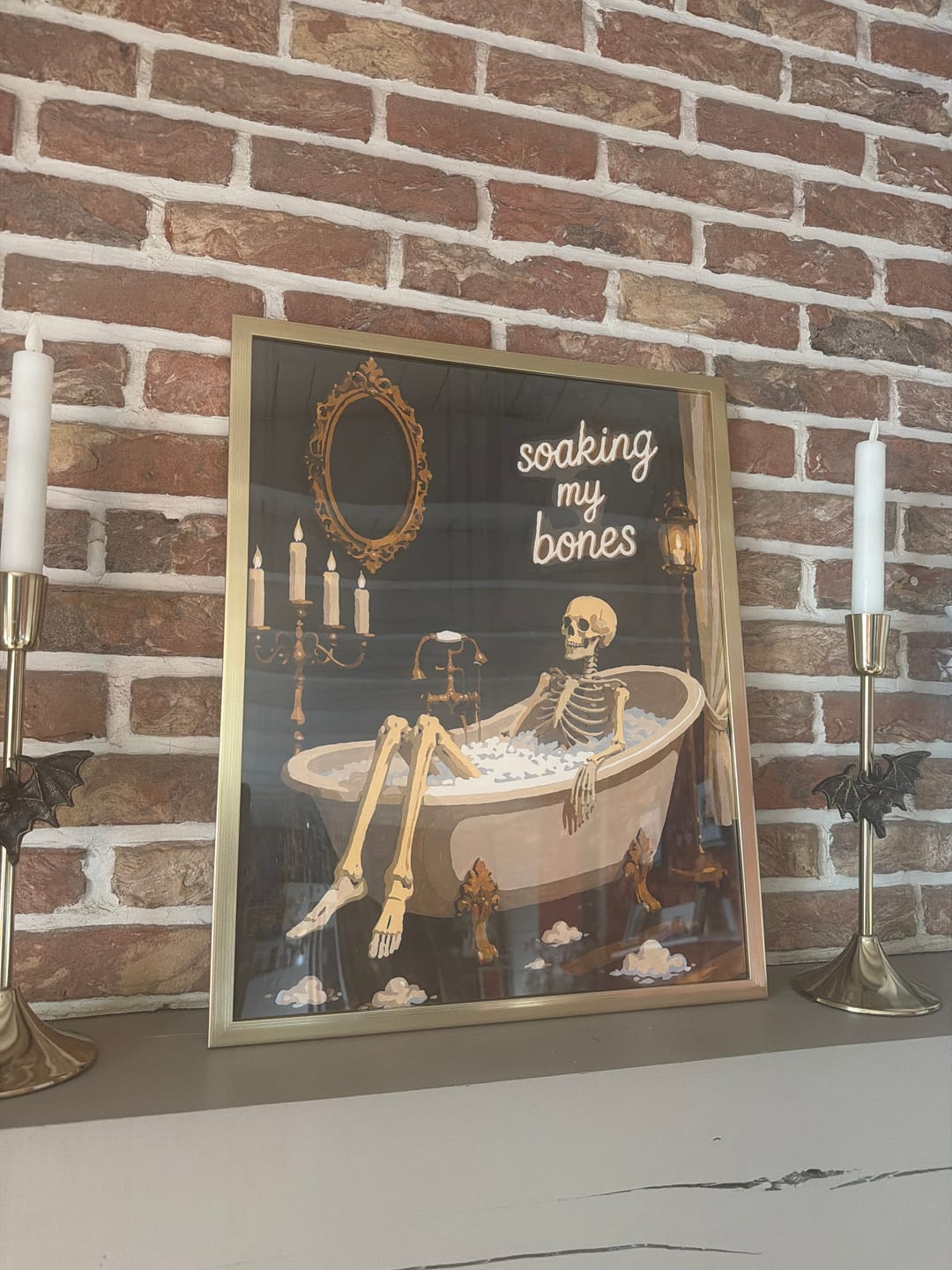 Customer photo review of Soaking My Bones | Paint by Number