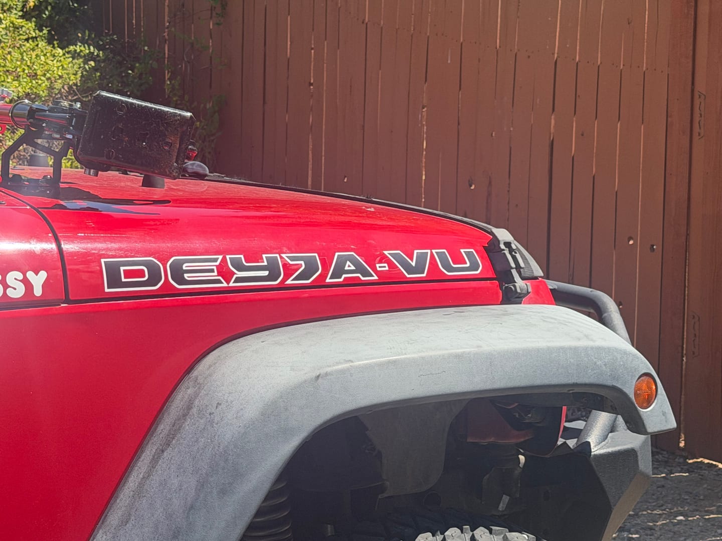 Customer photo review of Hood Lettering | Set of 2