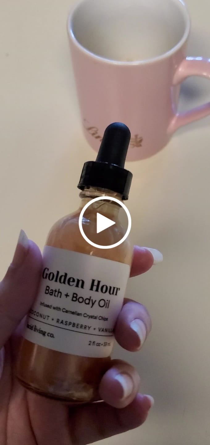 Customer video review of Golden Hour Bath & Body Oil