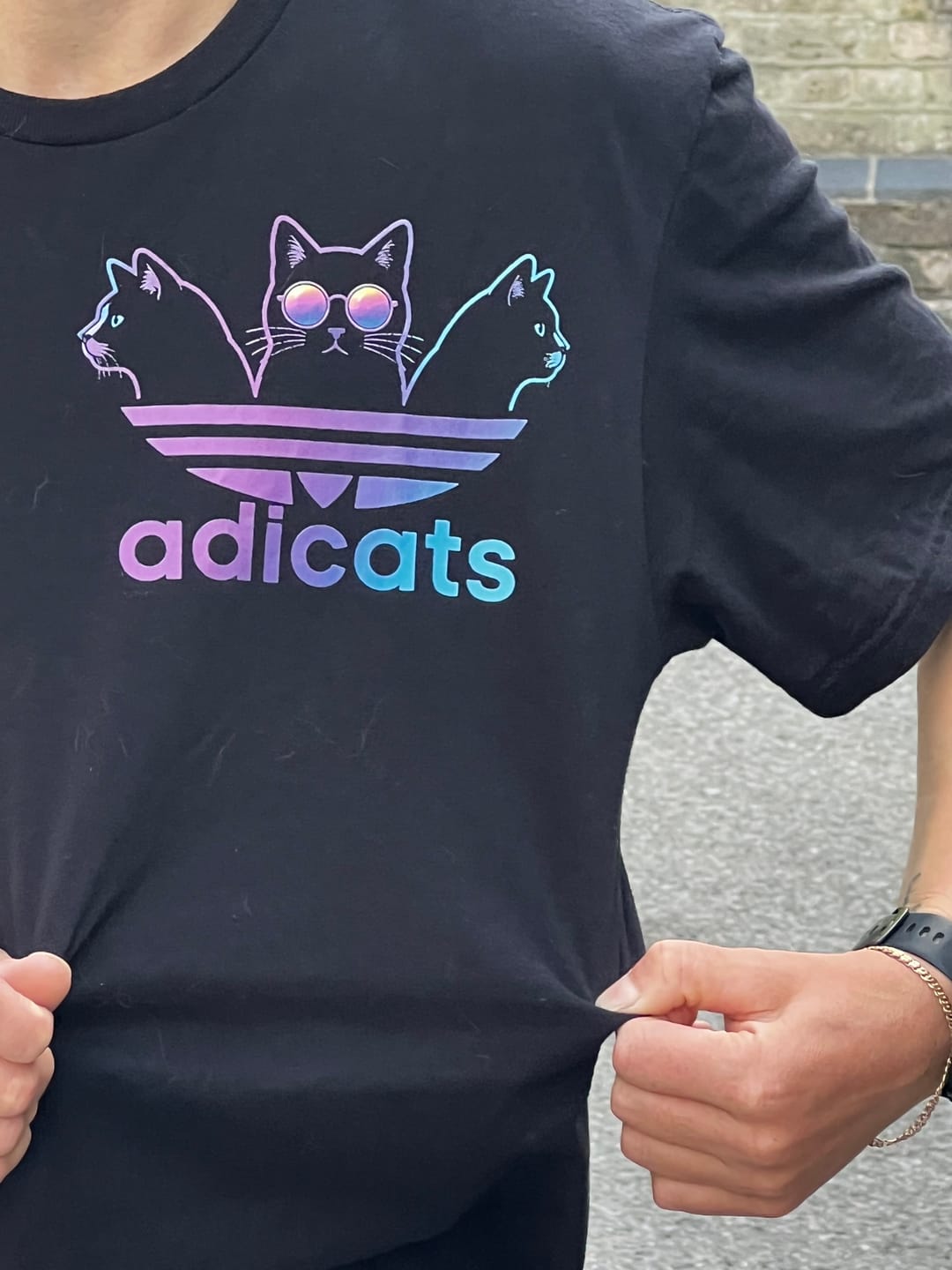 Customer photo review of Adicats - Shirt Unisex