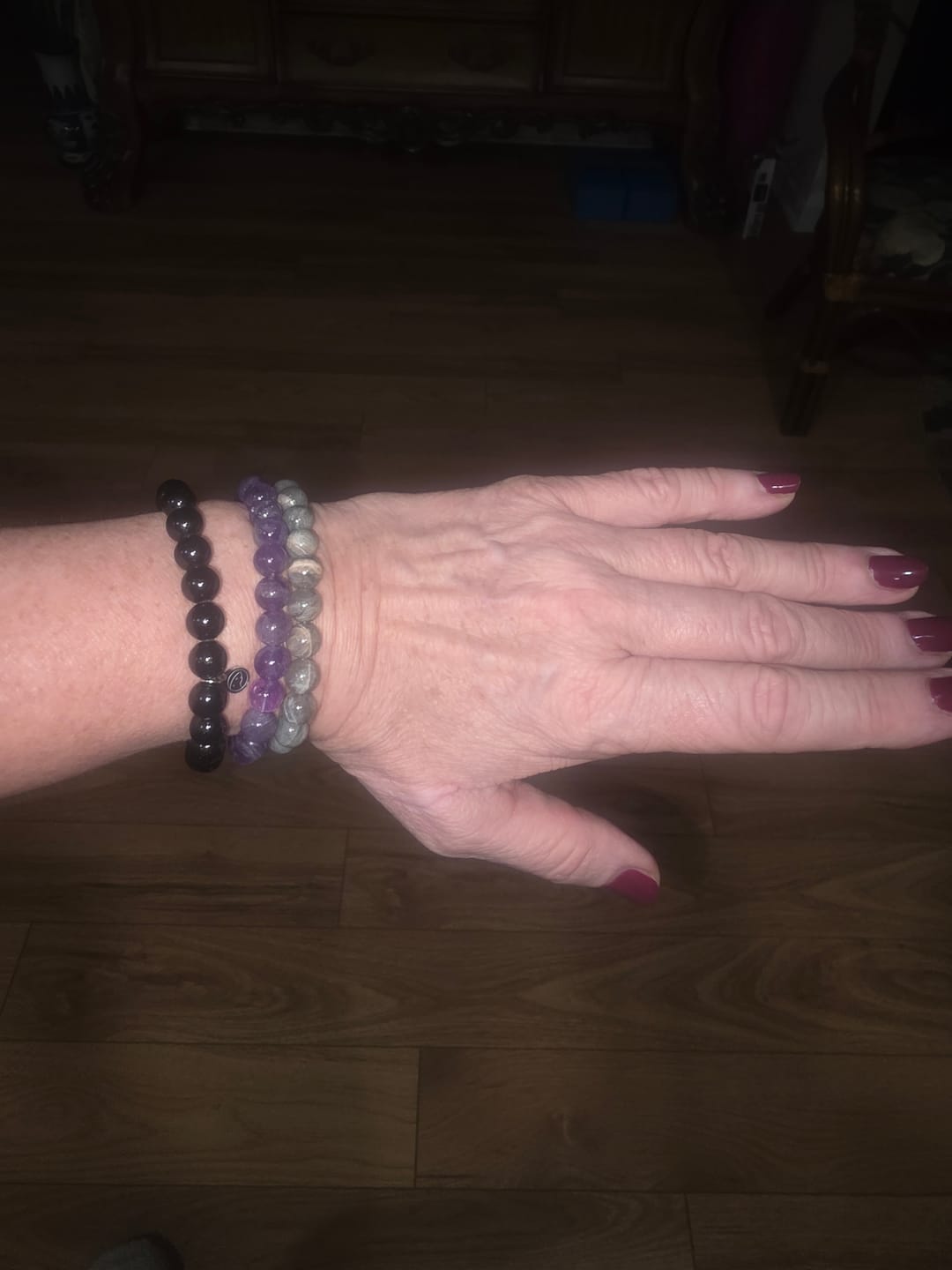 Customer photo review of Amethyst Bracelet