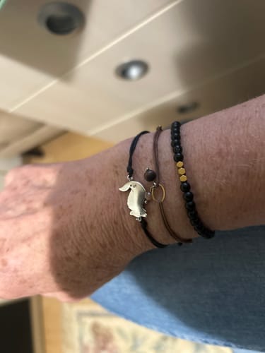 Customer photo review of Obsidian Bracelet