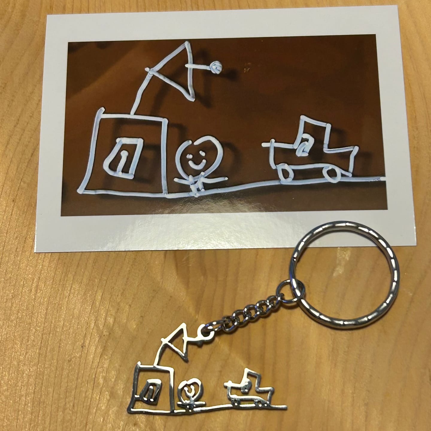 Customer photo review of 【期間限定販売7/6〜7/12】お絵描きが素敵なアクセサリーに大変身♪お絵描きアクセサリー