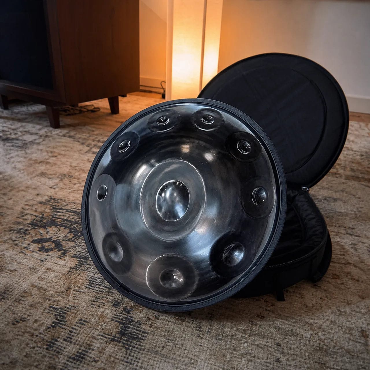 Customer photo review of Handpan Black Knight Kurd oder Keltisch D-Moll 10 Noten – handgestimmt