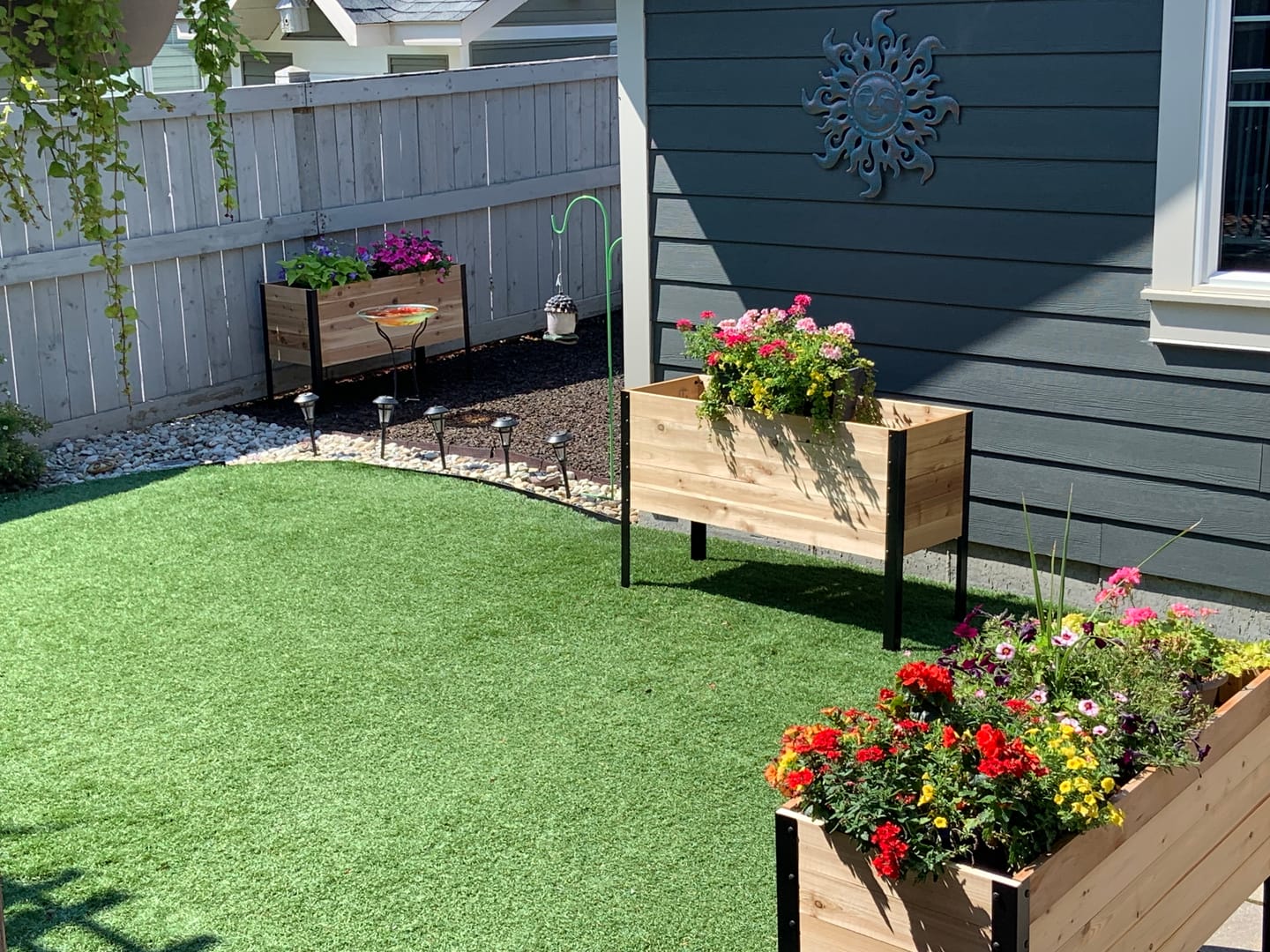 Customer photo review of Anniversary Sale | 18” x 48” Raised Garden Bed