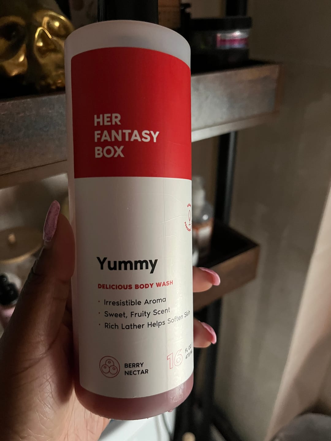 Customer photo review of Yummy Organic Body Wash - Hydrating & Juicy Daily Use