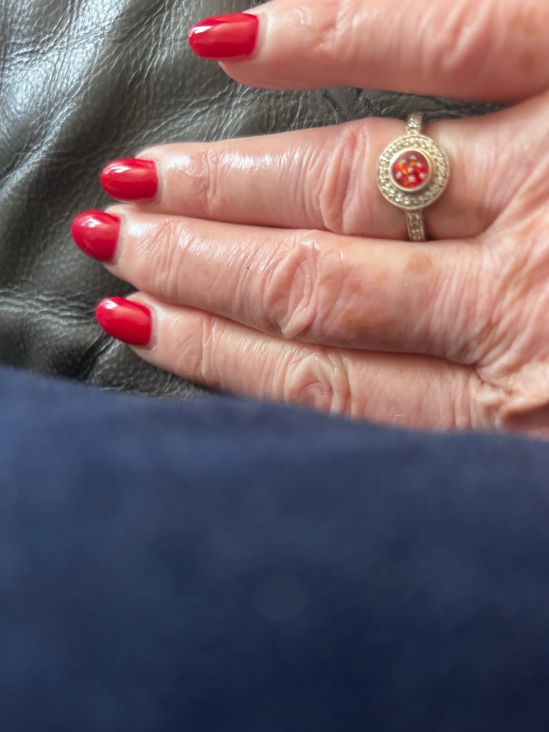 Customer photo review of Limited Edition Joan's Halo Ring