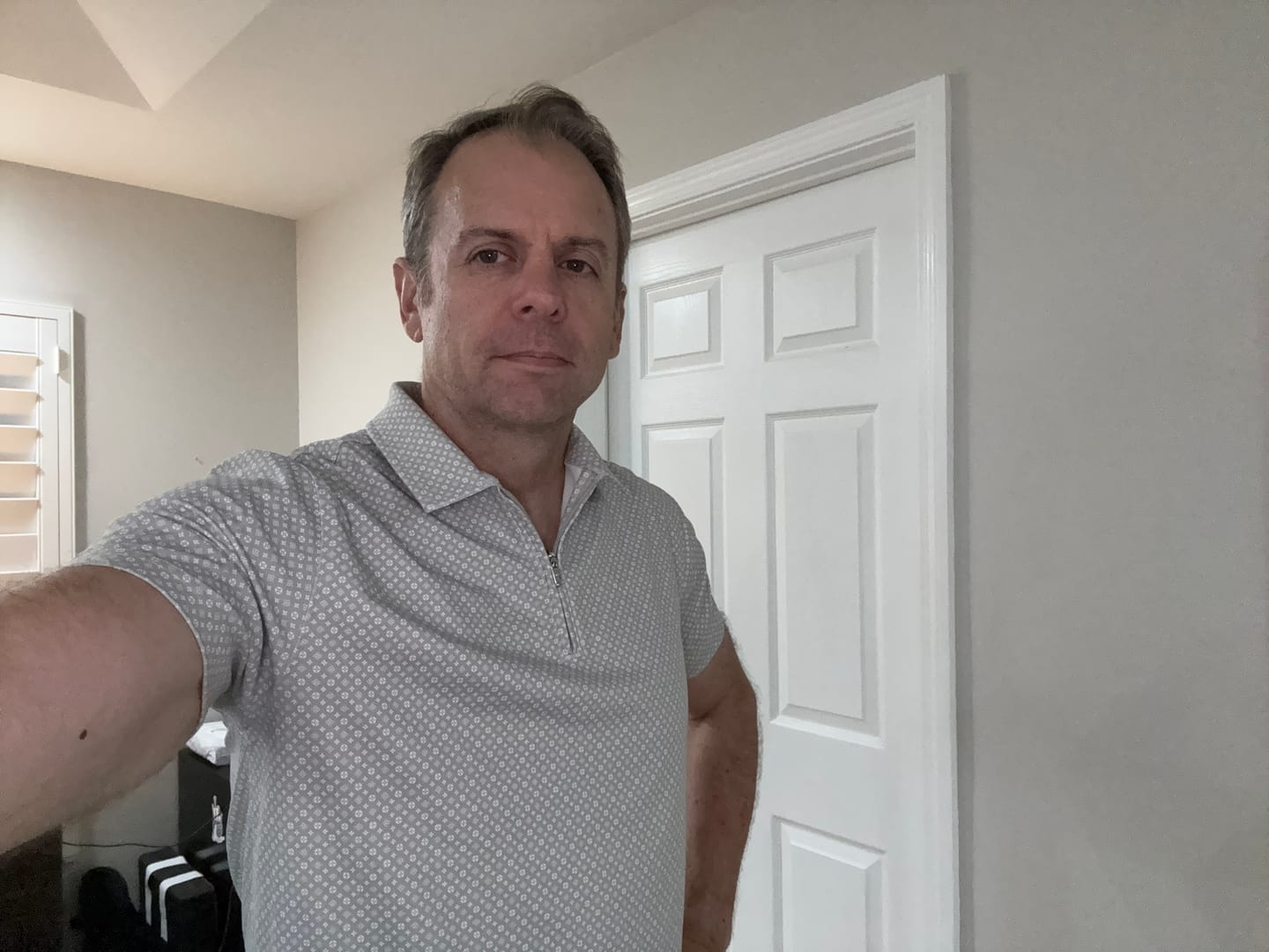 Customer photo review of Luxe Zip Polo