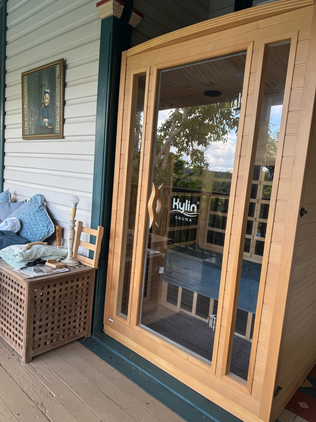Customer photo review of Kylin Full Spectrum Low EMF Carbon Far Infrared Sauna 2 people - K8200 FS