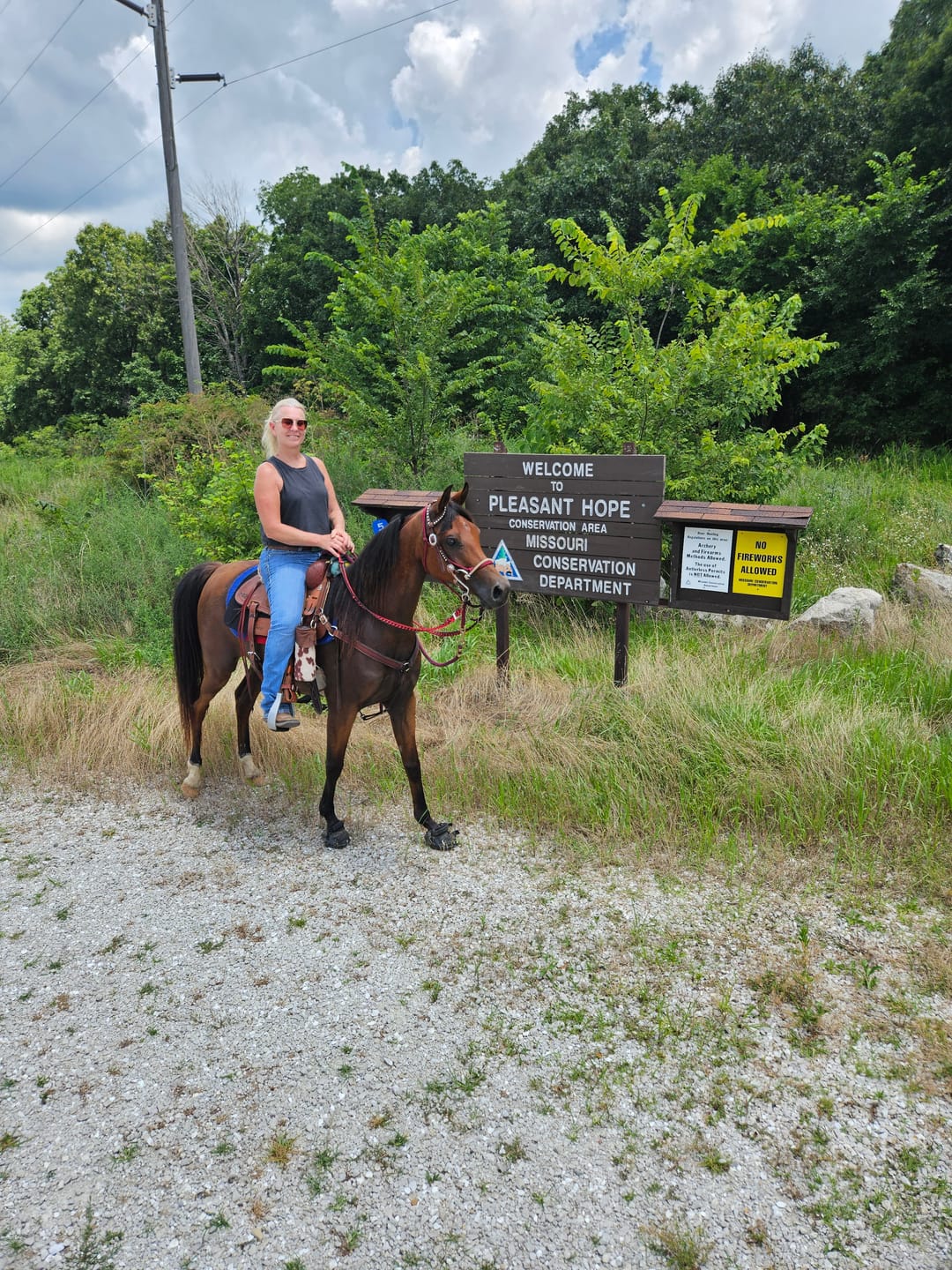 Customer photo review of Renegade® Viper Shield™ Hoof Boot - Black Knight