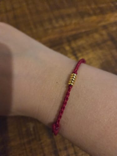 Customer photo review of Tibetan Power Bracelet