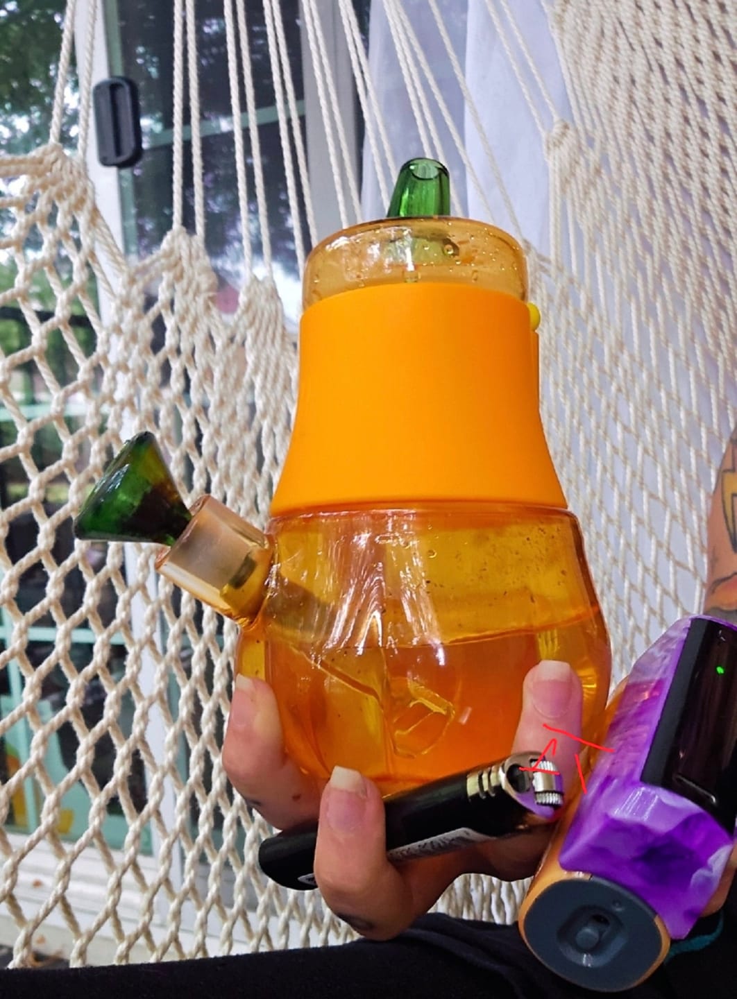 Customer photo review of The Bubbler - Pumpkin 🎃