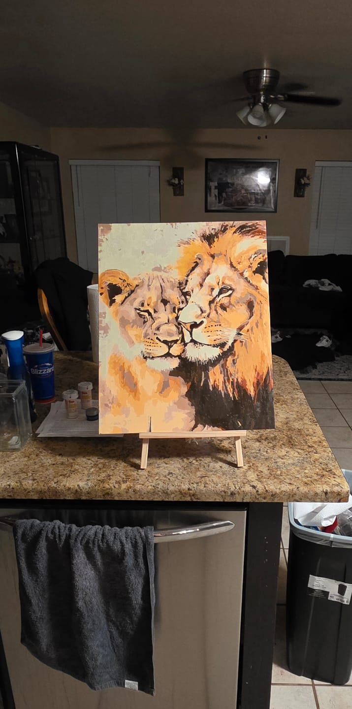 Customer photo review of Lion & Lioness