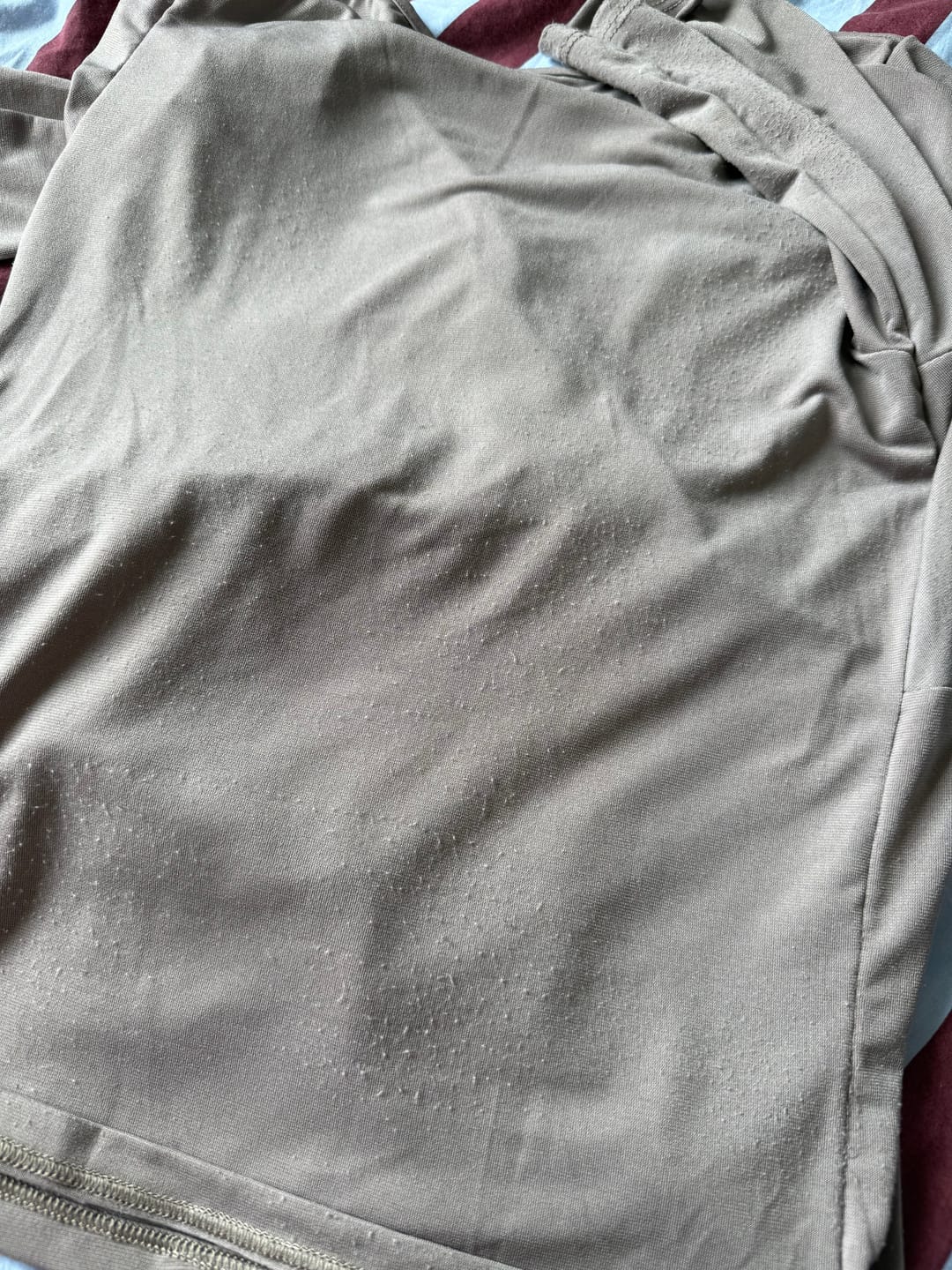 Customer photo review of Maebe Top - Taupe