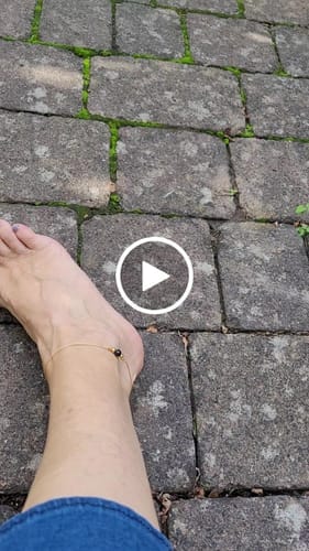 Customer photo review of Obsidian Bracelet - Natural Cord