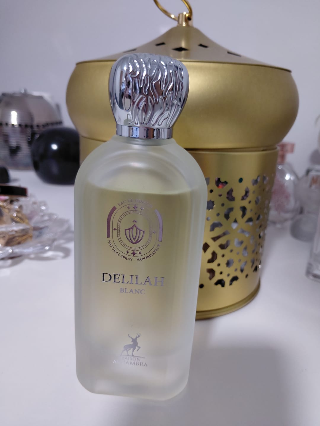 Customer photo review of PERFUME DELILAH BLANC MAISON ALHAMBRA - 100ML