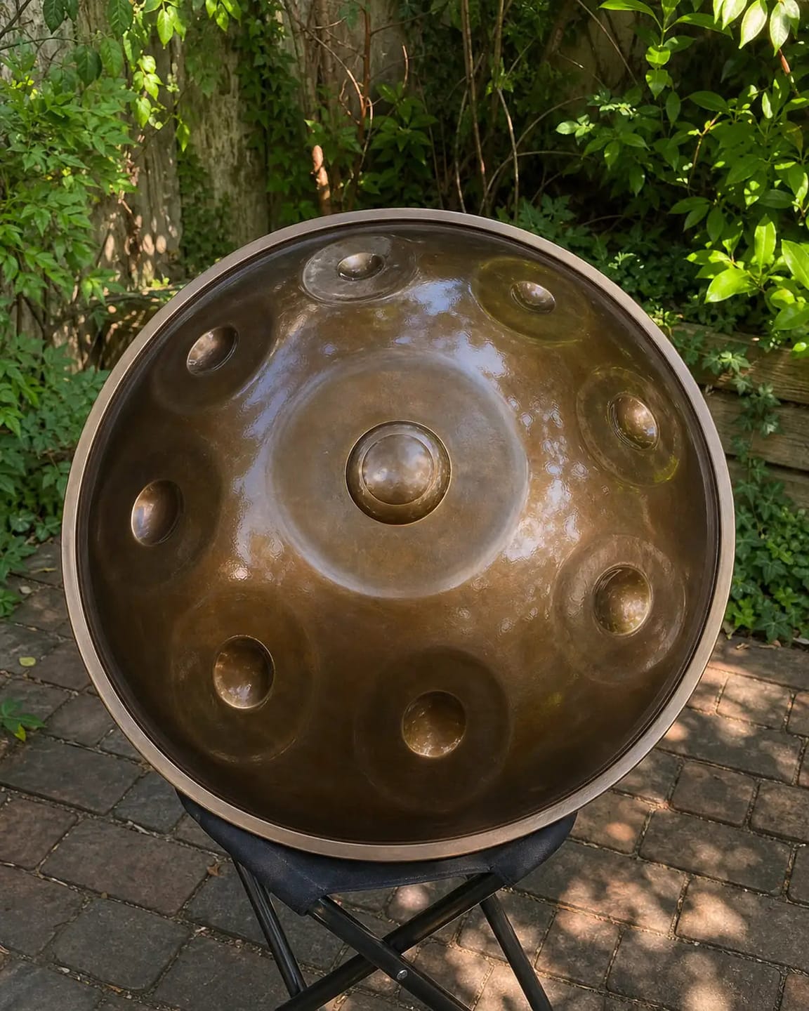 Customer photo review of Handpan Palm-Zen F Kurd 9 Noten – handgestimmt