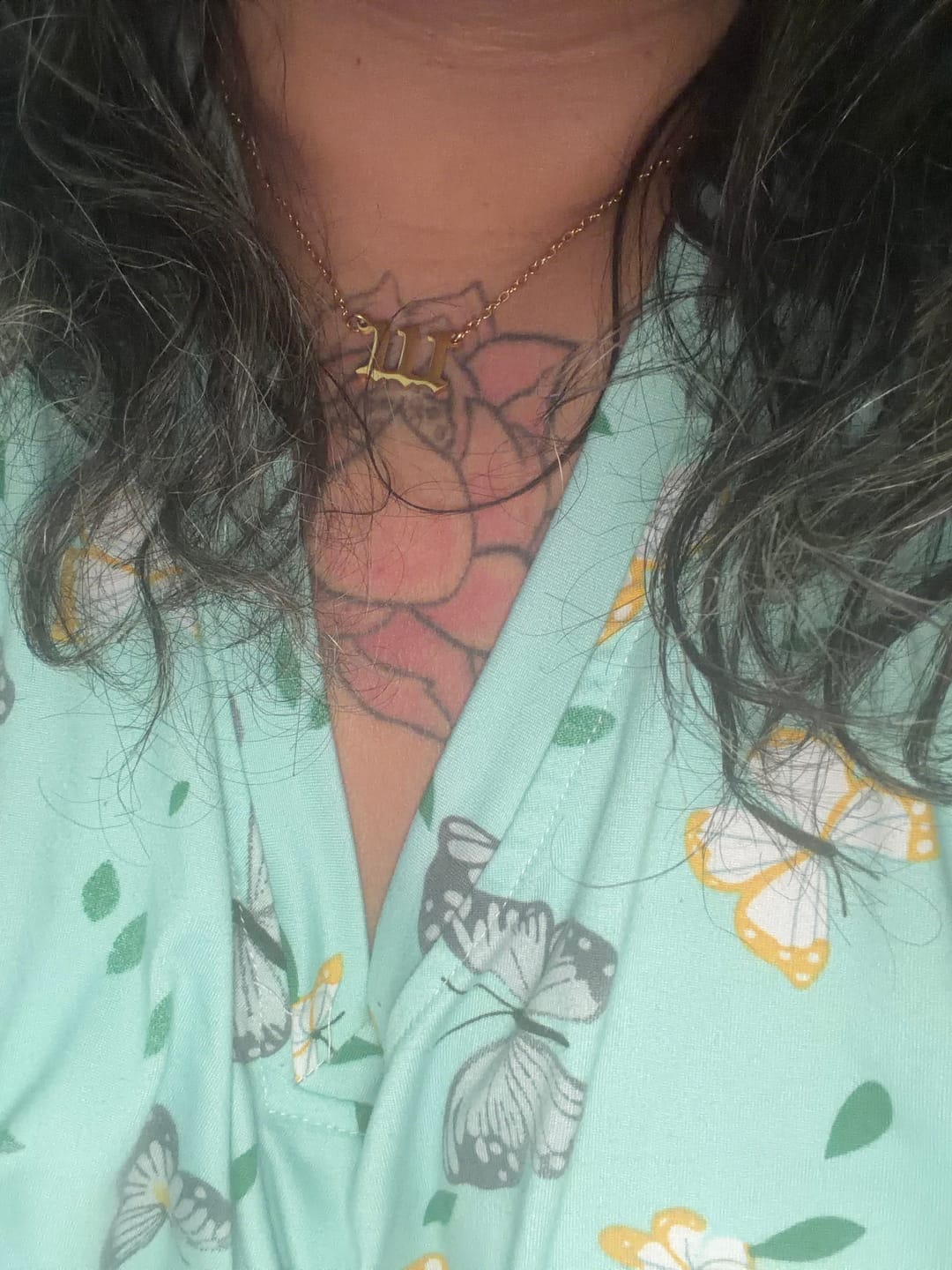 Customer photo review of Angel Number Necklace