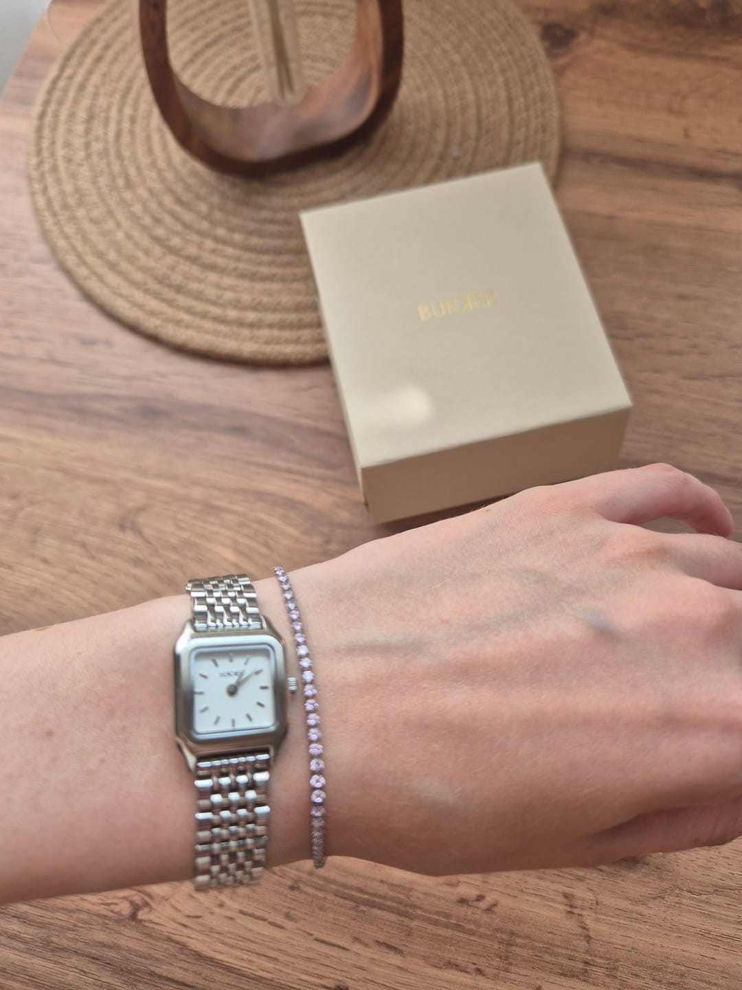 Customer photo review of Macy Petite Silver White