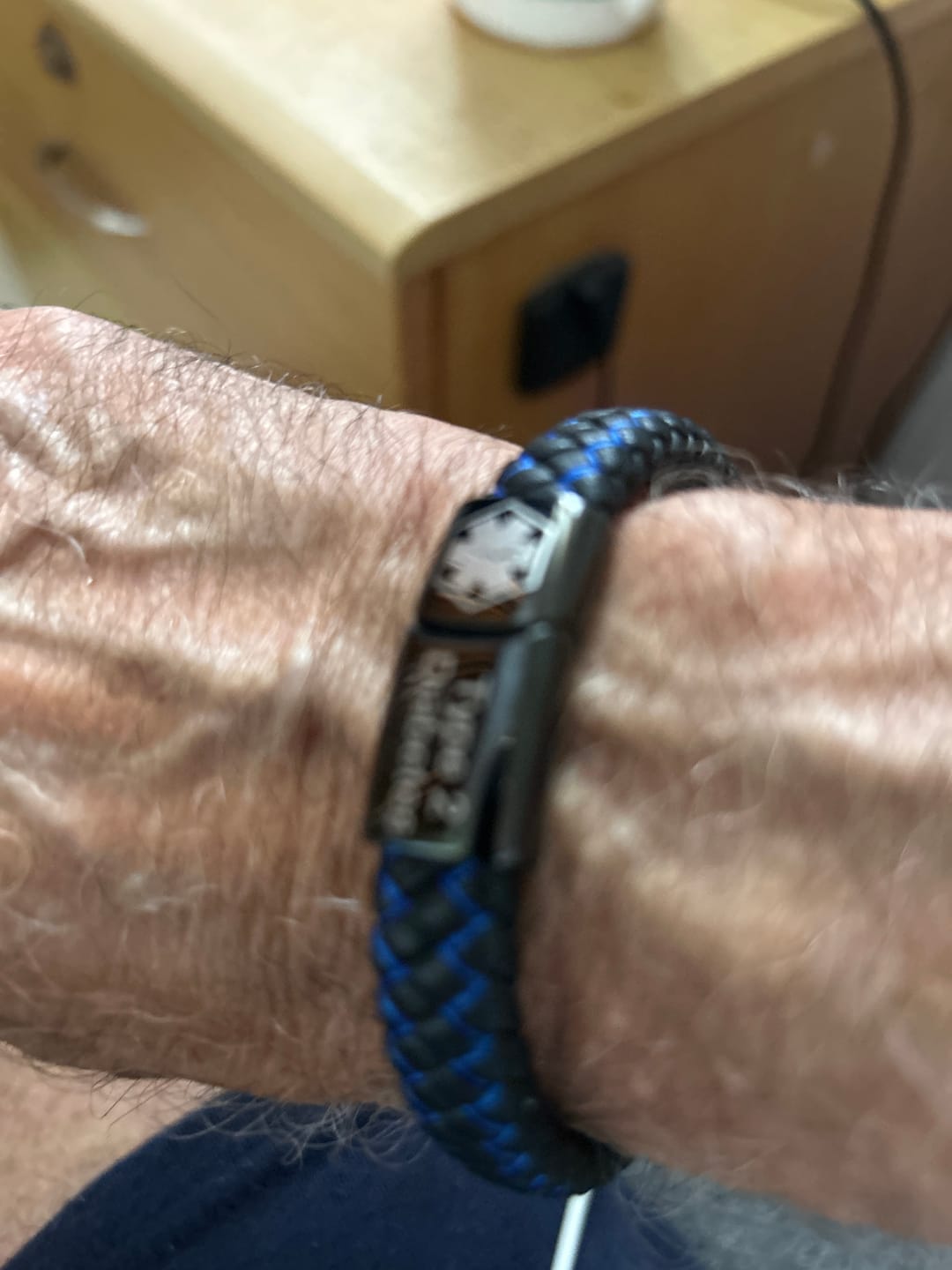 Customer photo review of Medical Alert Bracelet