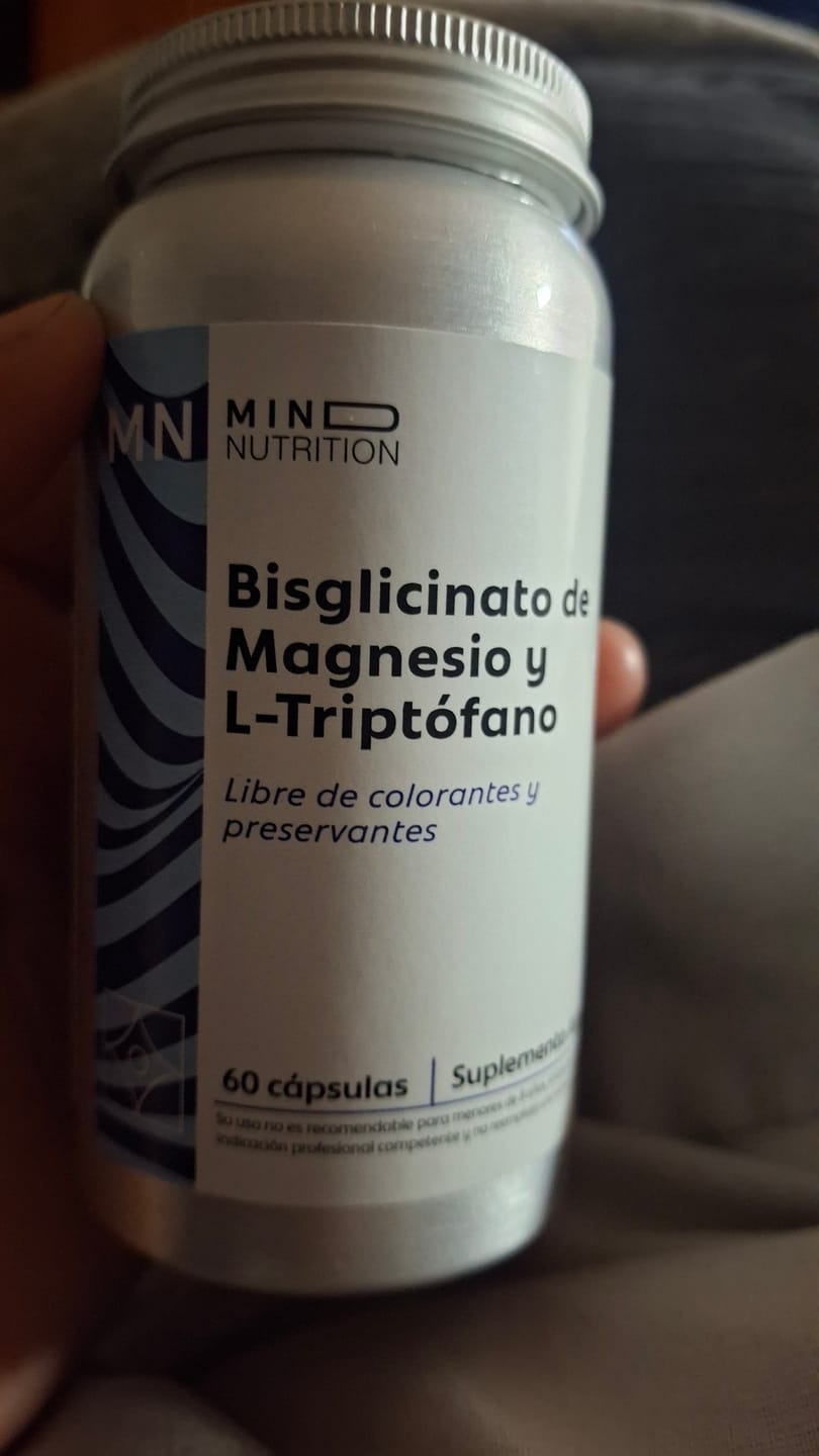 Customer photo review of Bisglicinato de Magnesio + L-TRP
