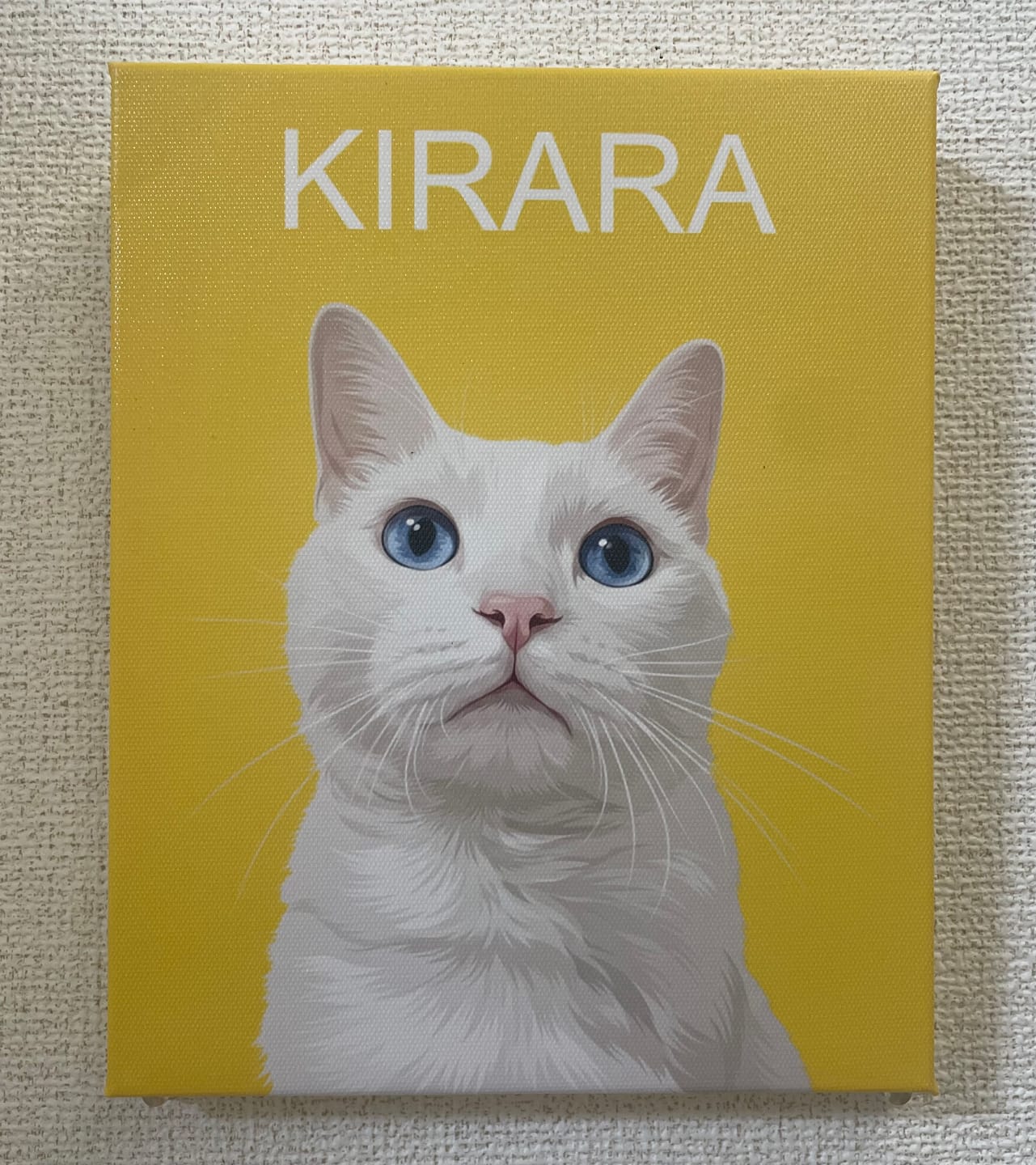 Customer photo review of Petcanva©オーダーメイド ペット似顔絵【3点セット】