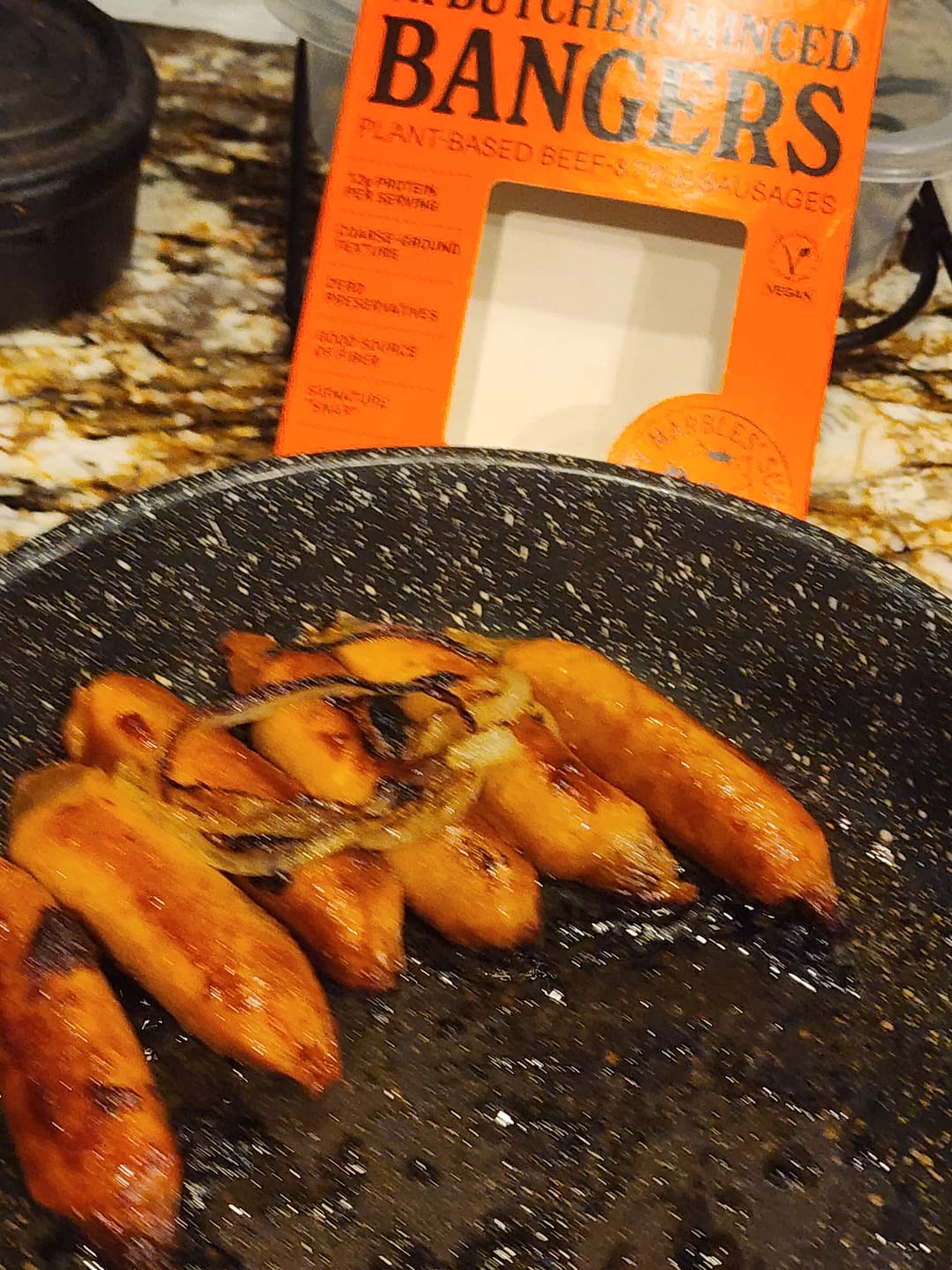 Customer photo review of Butcher-Minced Bangers (1 Pack)
