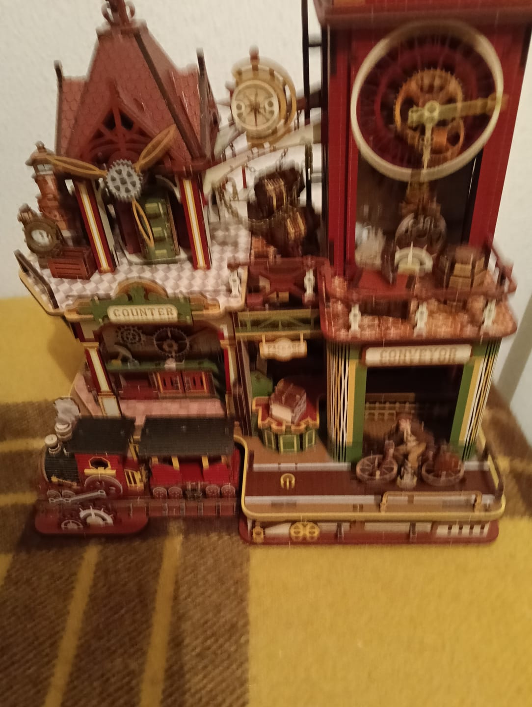 Customer photo review of Rokrgeek Joey Time Post Office 3D Wooden Puzzle