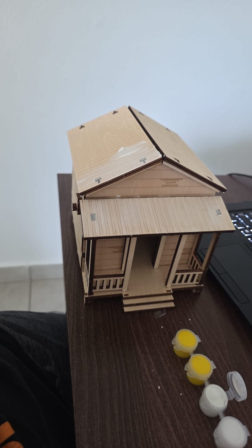 Customer photo review of La Casita de Campo - Modelo Alegría | Manualidad con Pinturas