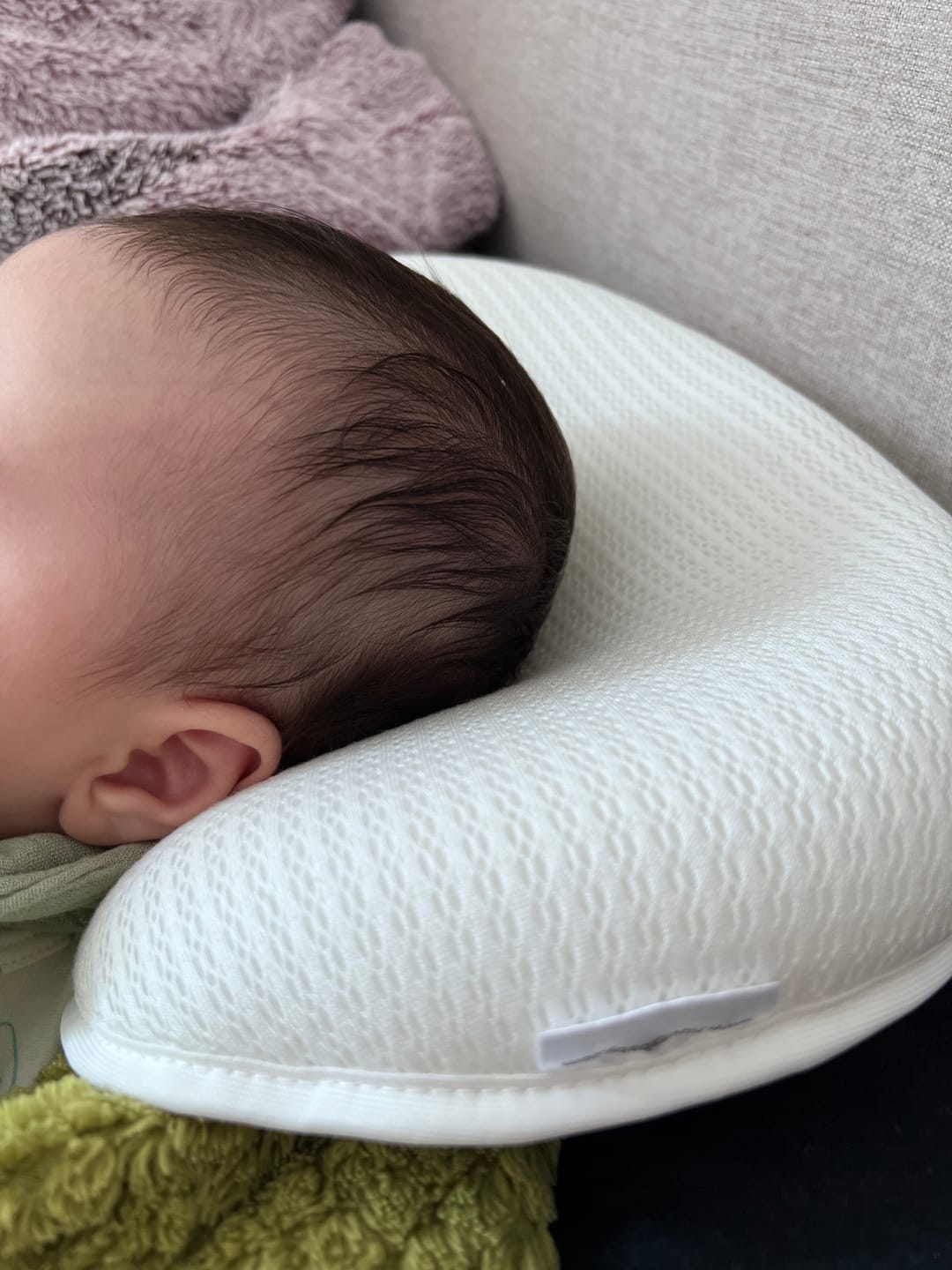 Customer photo review of Almohada Antiplagiocefalia Orthonest - Nuvita