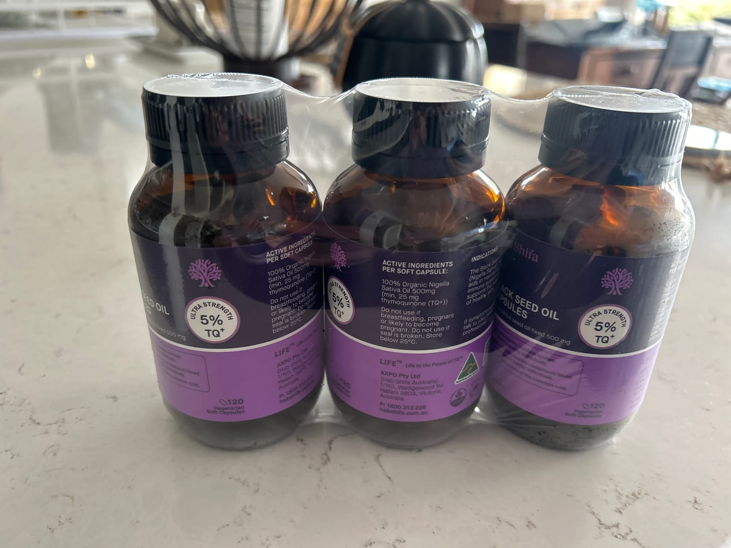 Customer photo review of Hab Shifa TQ+ Ultra Strength Black Seed Oil Cold Pressed 120c