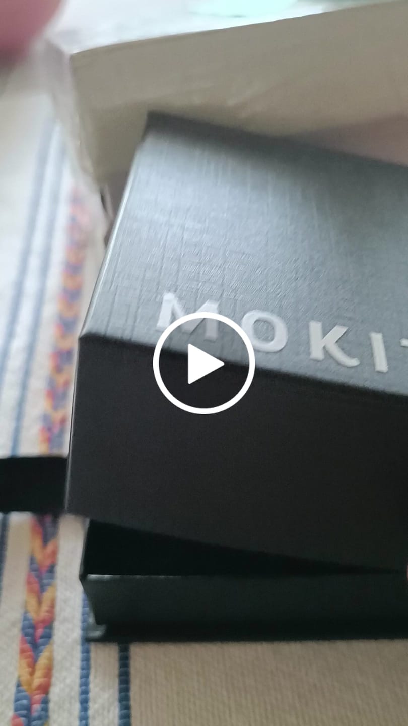 Customer video review of Mancuernillas Personalizadas con Iniciales