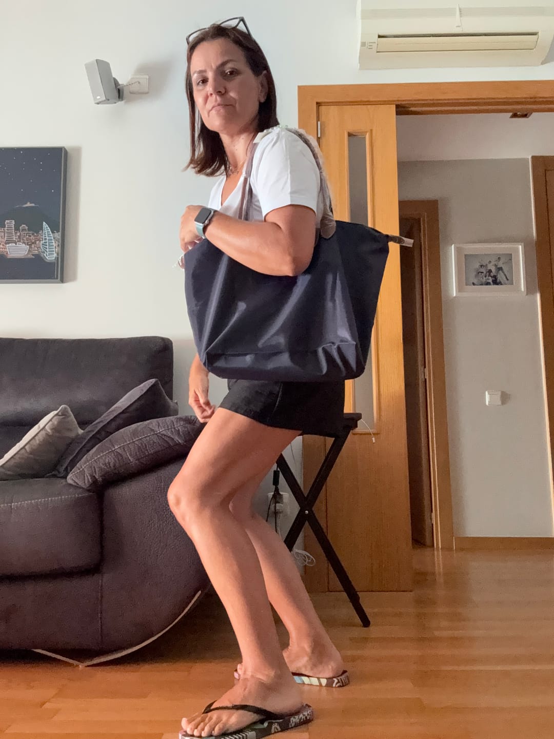 Customer photo review of Aisling - Bolso de Mano Clásico Plegable