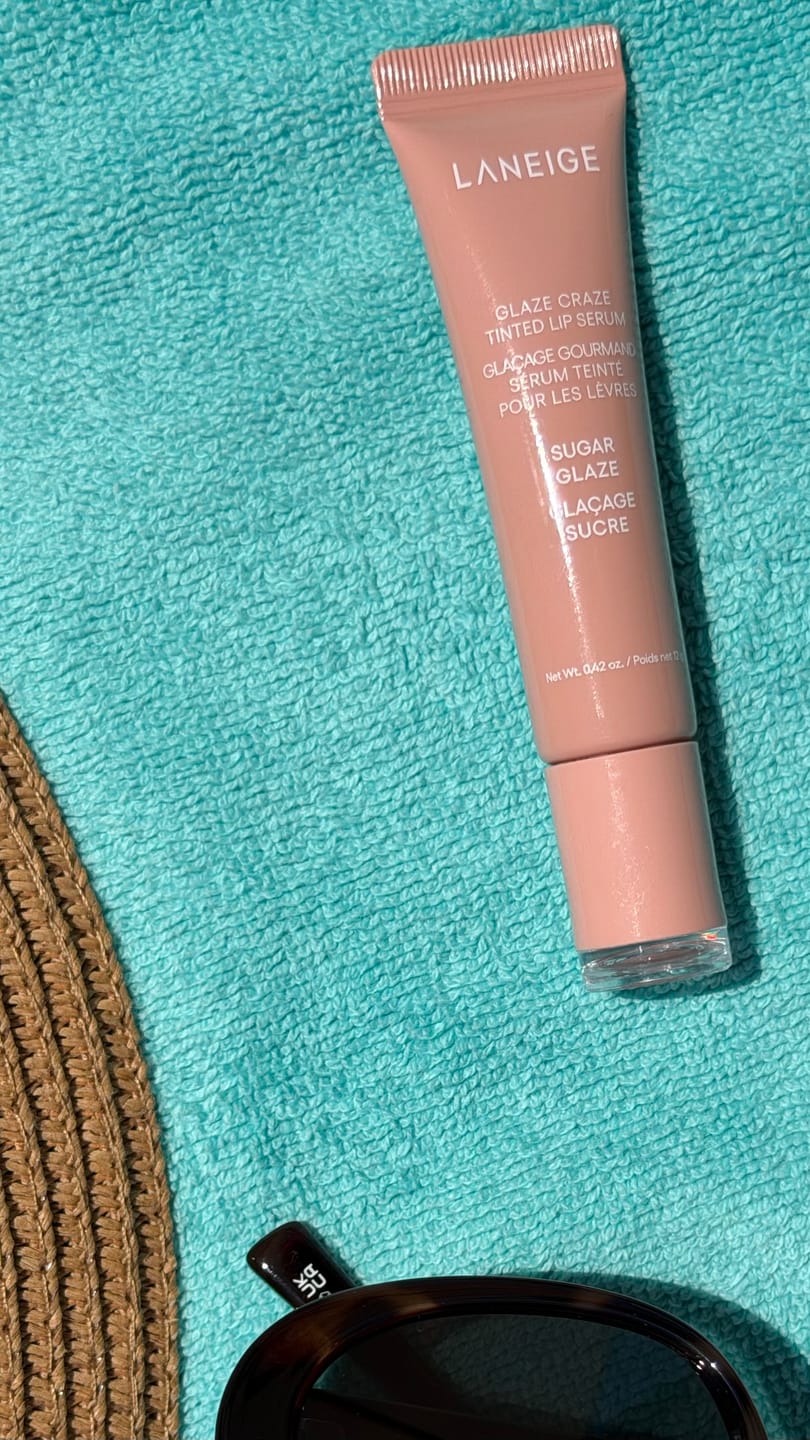 Customer photo review of Tonējošs lūpu serums Laneige Glaze Craze Tinted Lip Serum Sugar Glaze