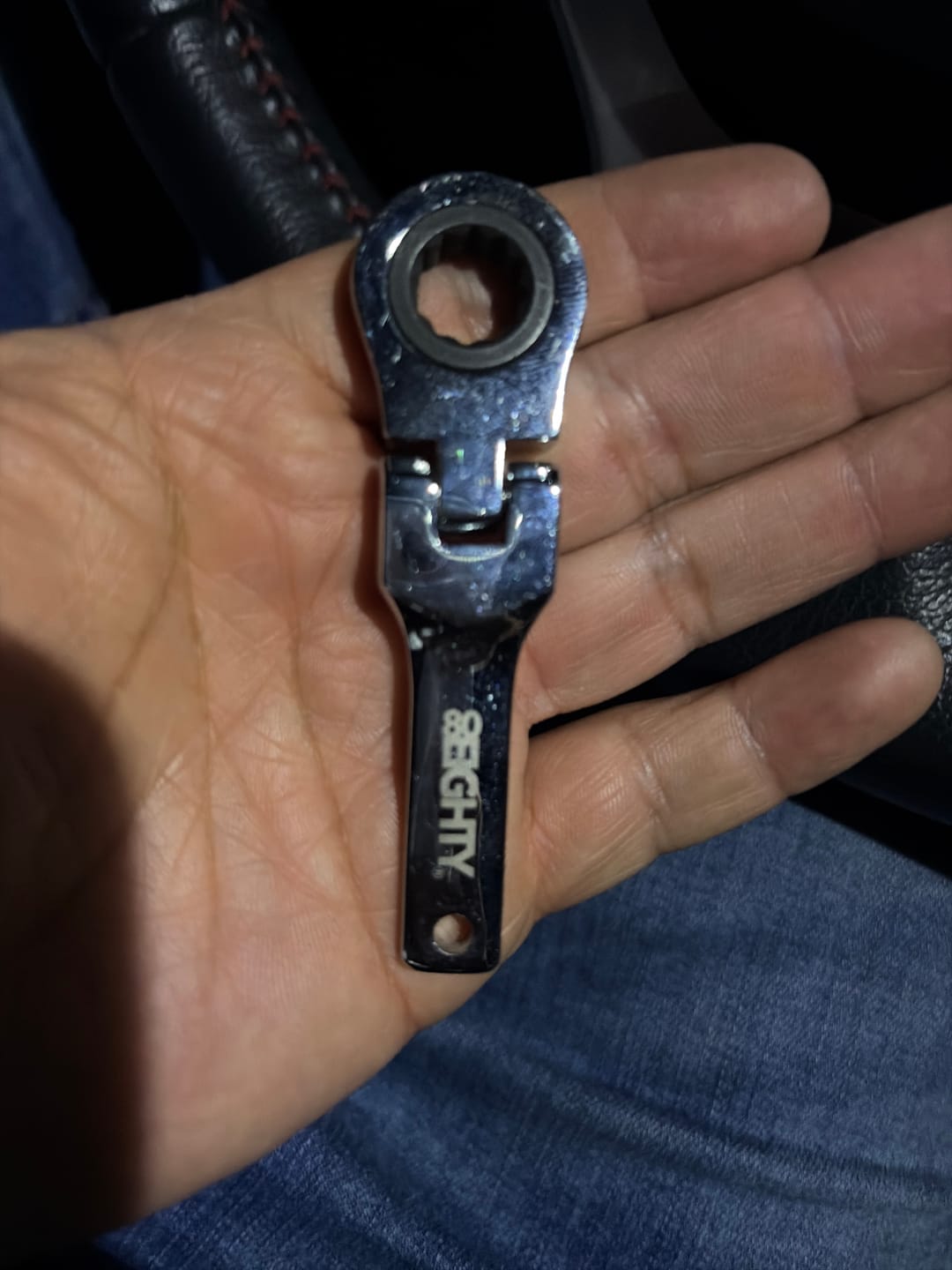 Customer photo review of 80Eighty® 10mm Wrench Keychain