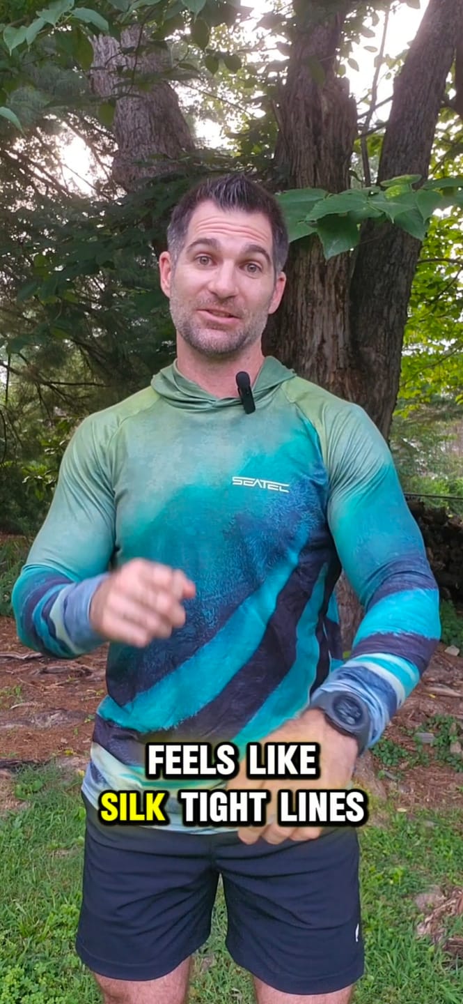 Customer photo review of Roosterfish Sport Tec Hooded Long Sleeve – Men's