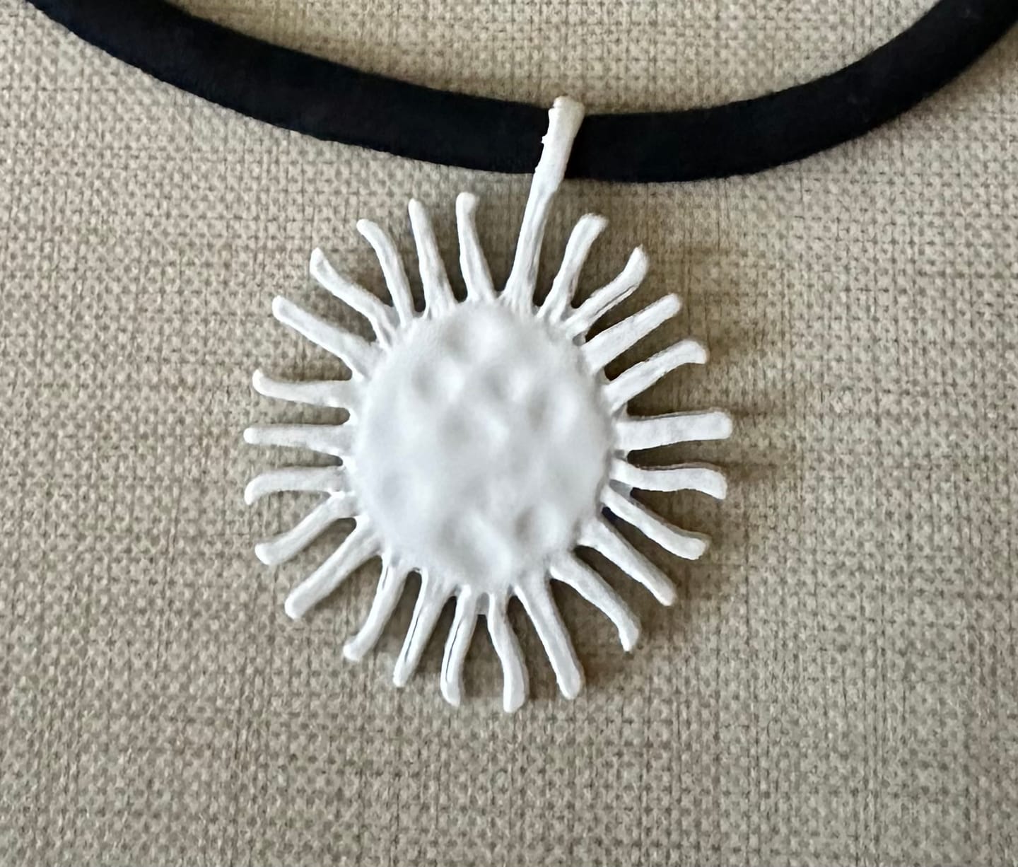 Customer photo review of CIONDOLO SOLE BIANCO