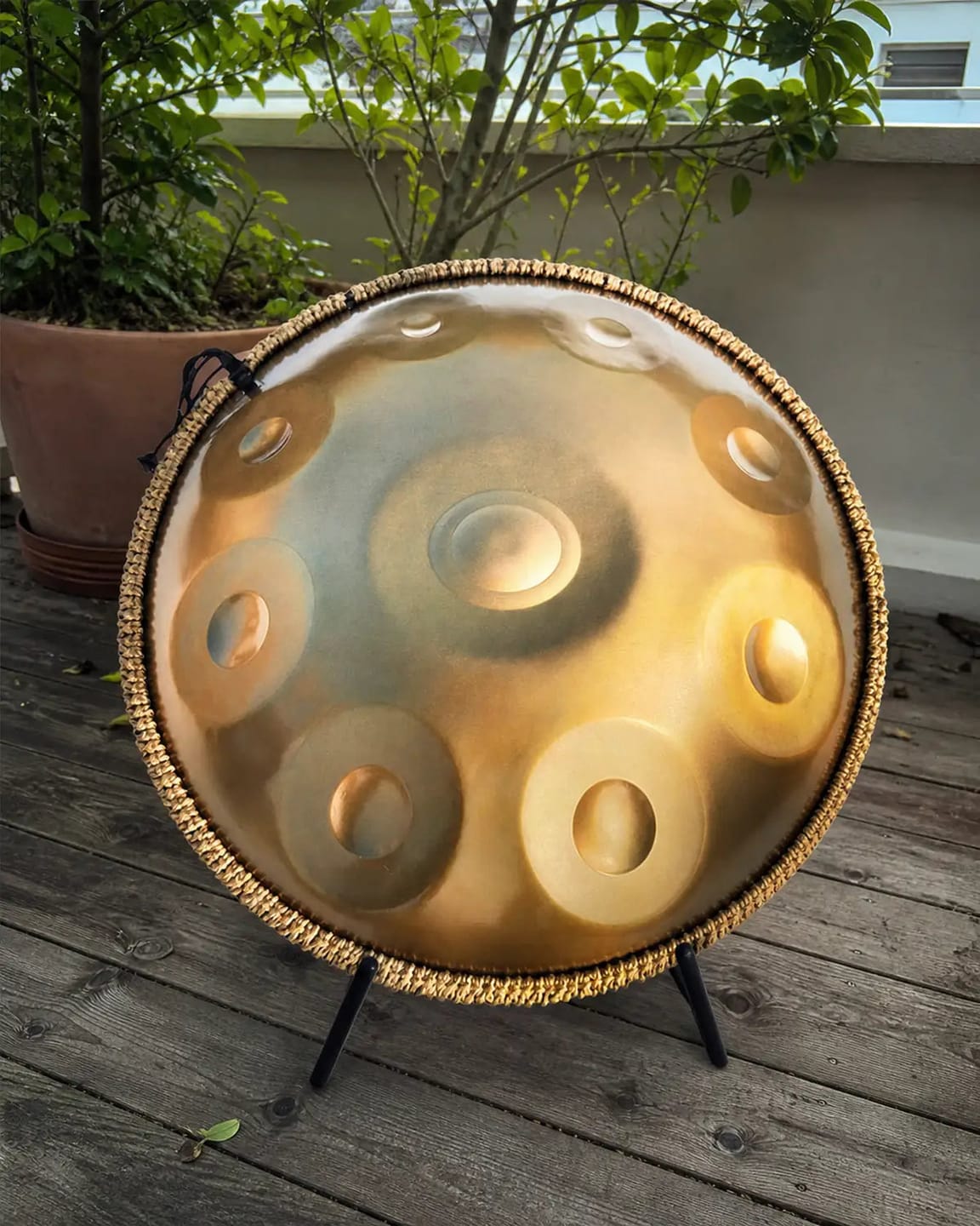 Customer photo review of Handpan Kurd D-Moll 17 Noten doppelseitig – mit Gong-Skala