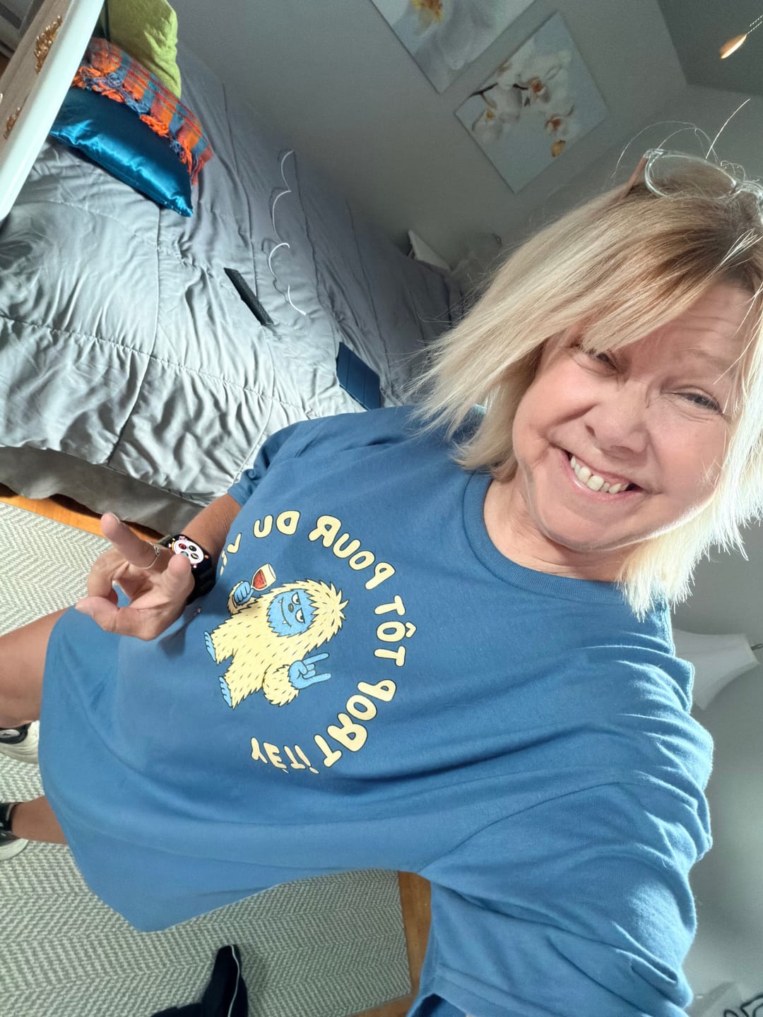 Customer photo review of T-Shirt Yéti Vino