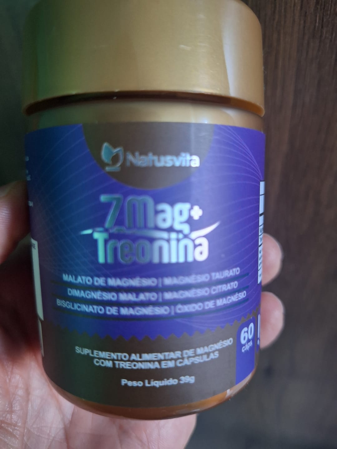 Customer photo review of 7mag + Treonina (Complexo de Magnésios)