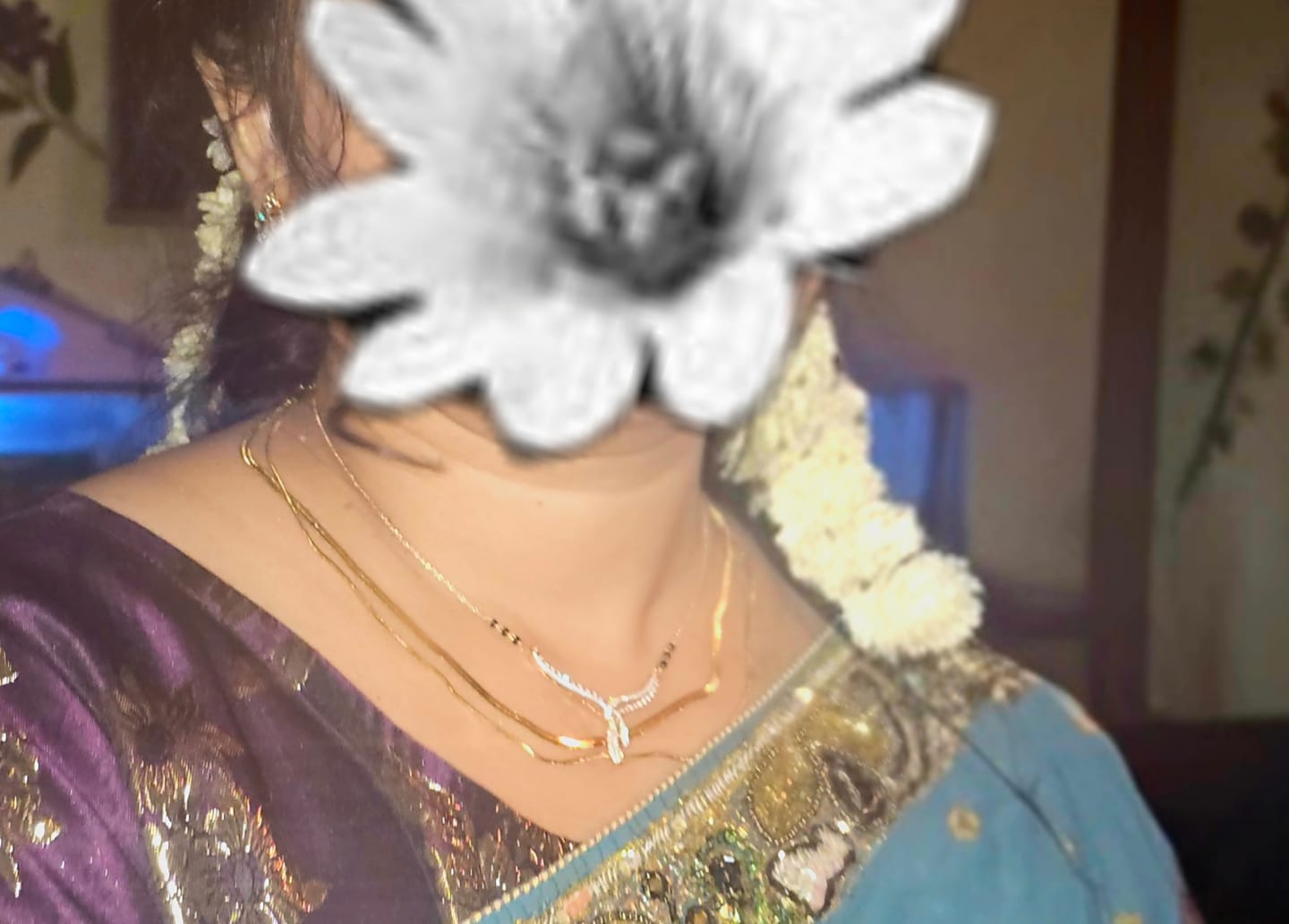 Customer photo review of Double Chain Delight Necklace