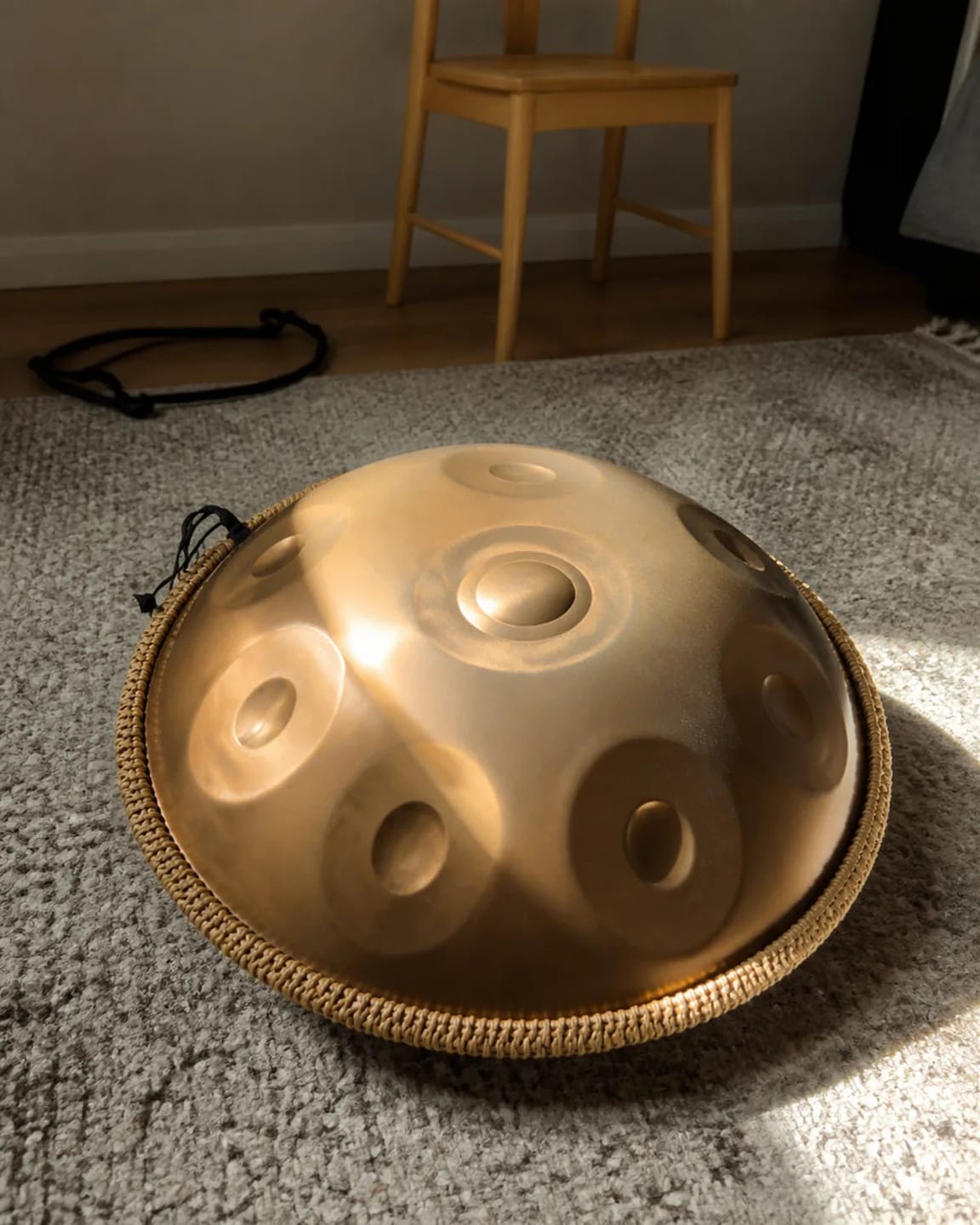 Customer photo review of Handpan Kurd D-Moll 17 Noten doppelseitig – mit Gong-Skala