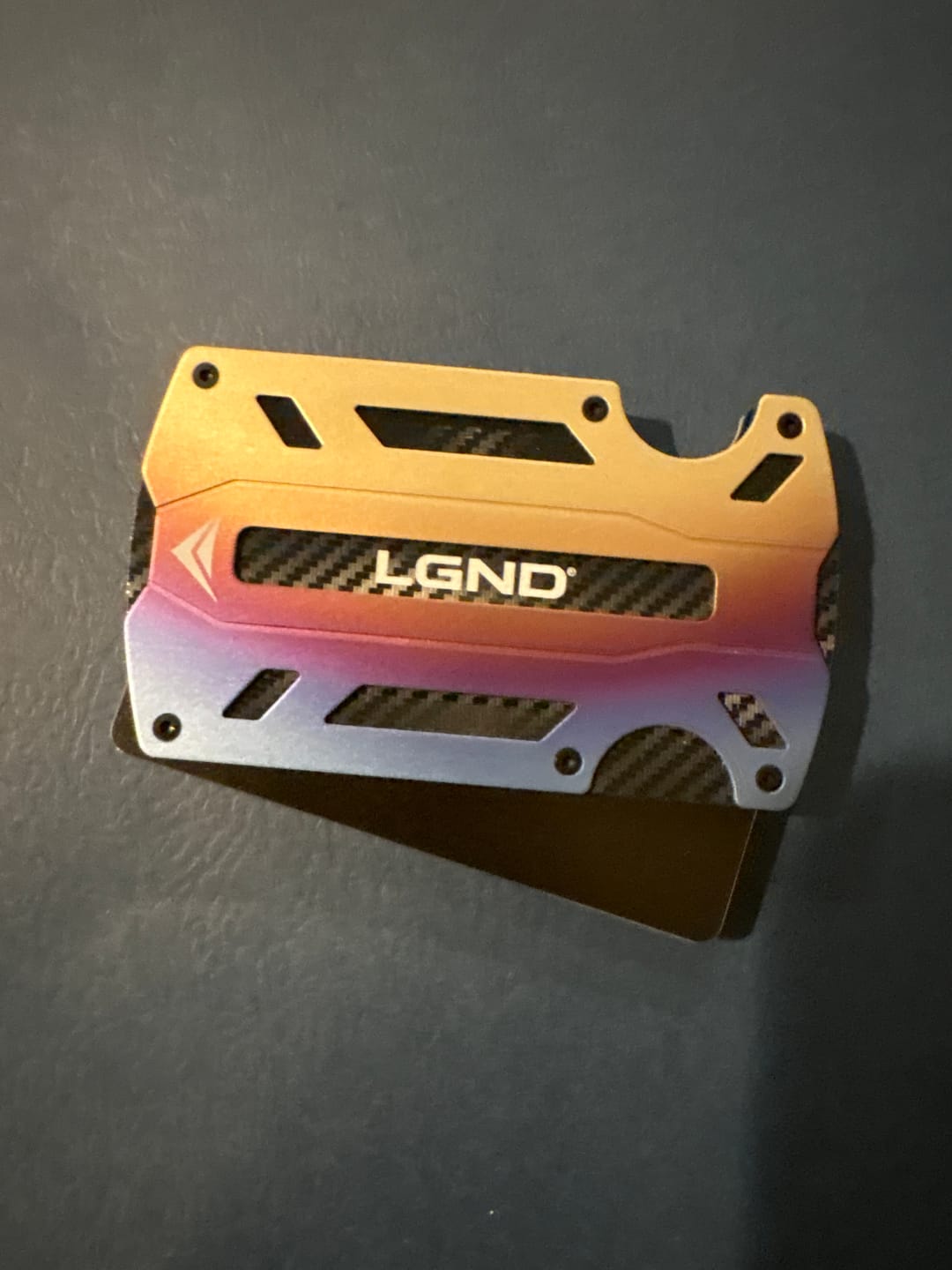Customer photo review of Tactical Wallet — Aircraft-Grade Aluminum