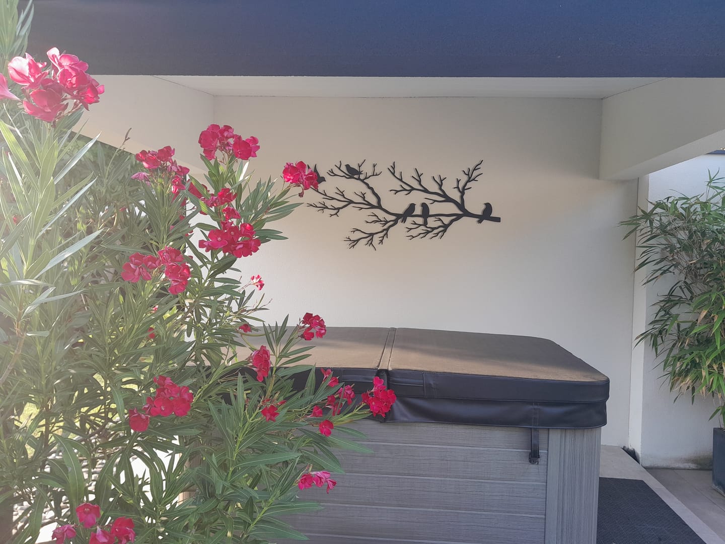 Customer photo review of Décoration murale en métal moderne - Oiseaux sur branche (V.02)
