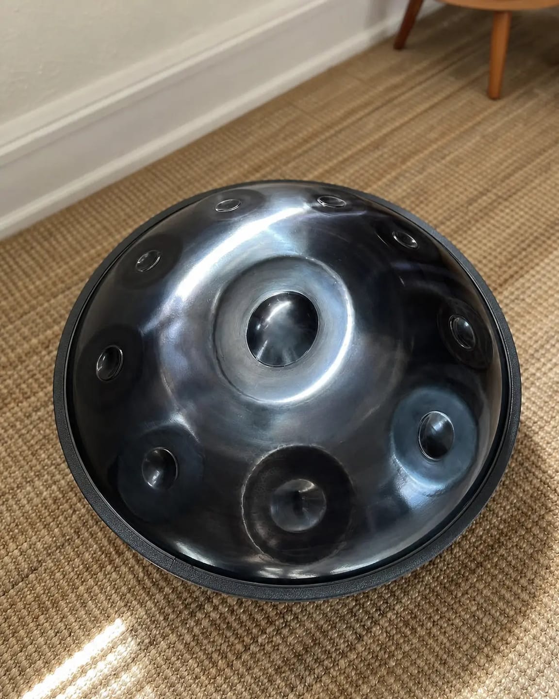 Customer photo review of Handpan Black Knight Kurd oder Keltisch D-Moll 10 Noten – handgestimmt